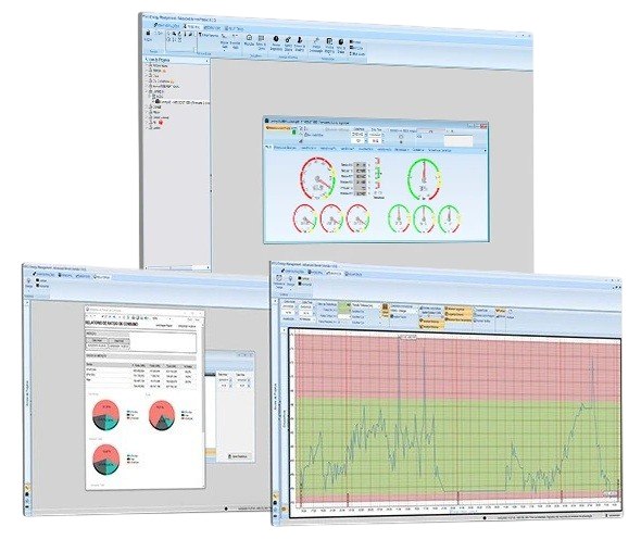 Dashboard de gestão energética appENERGIA